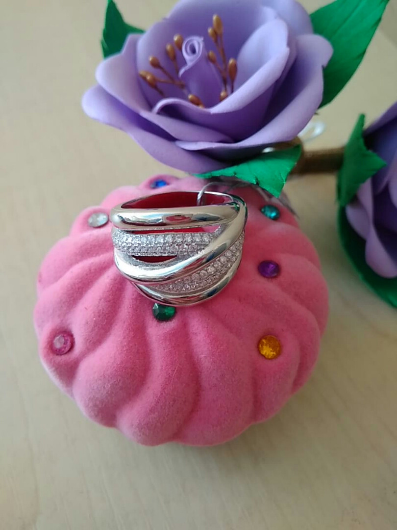 Кільце срібне срібло 925 проби