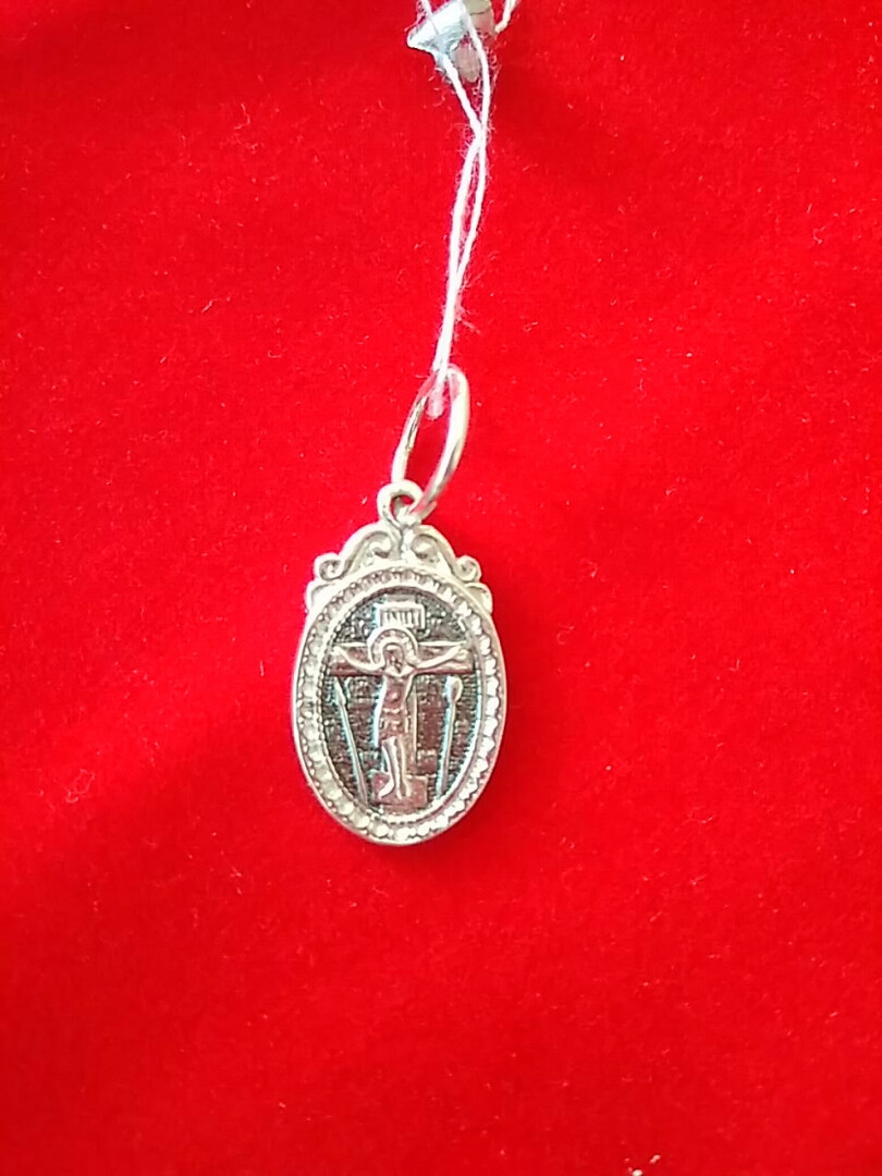 Срібна іконка двостороння 925 проби