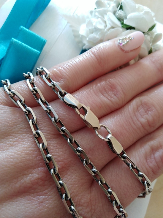 Срібний ланцюг якір - Зображення 3