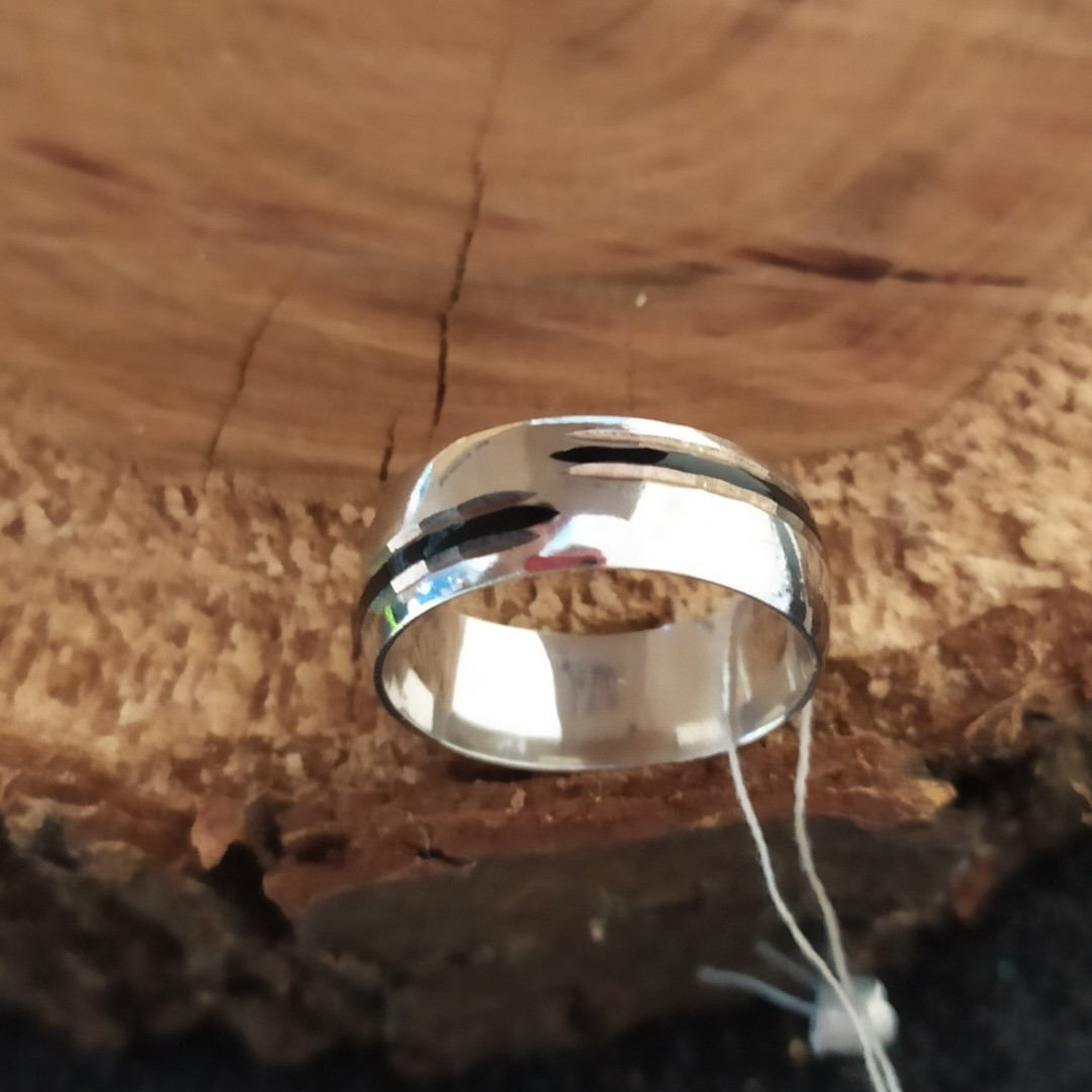 Срібна обручка 925пробы. - Зображення 2