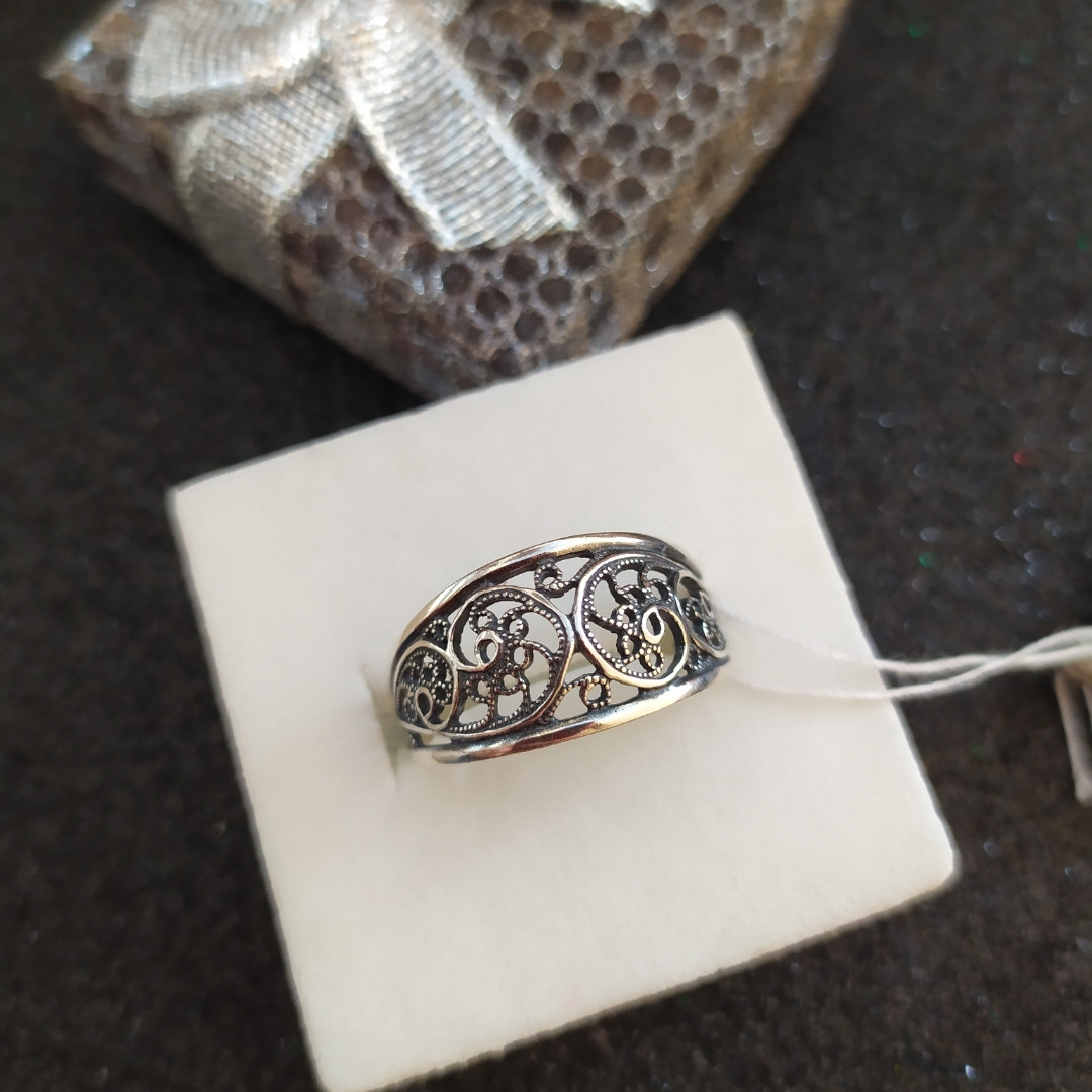 Кільце срібне срібло 925 проби