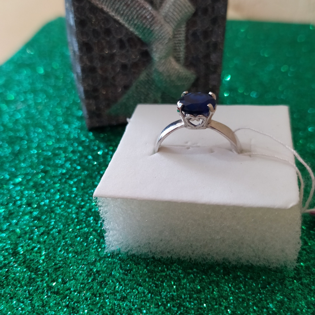 Кільце срібне з фианитом - Зображення 2