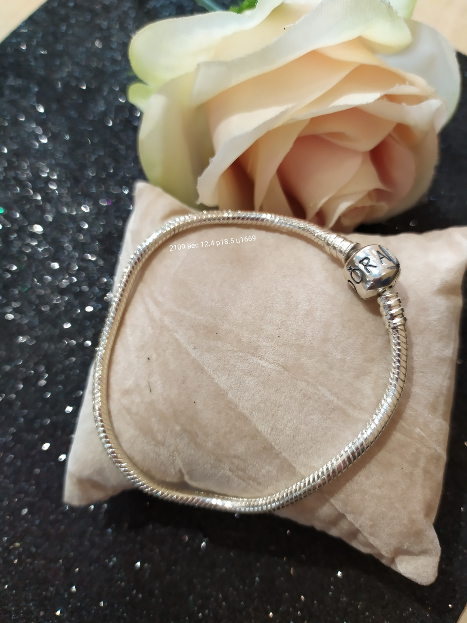 Срібний браслет Пандора 925 проби. - Зображення 3