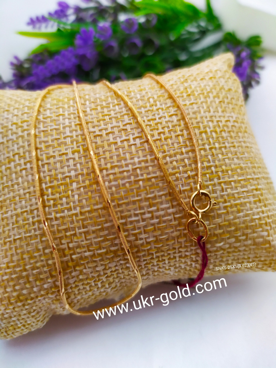 Золотий ланцюг снейк 585 проби