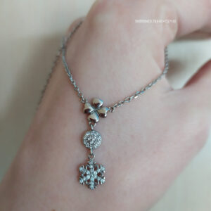 Срібний ланцюг кольє