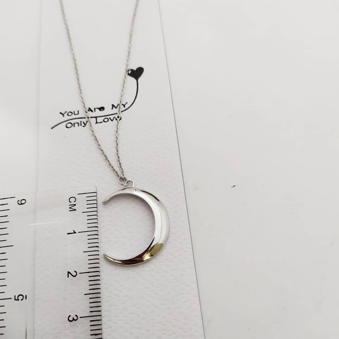 Срібне кольє місяць 925 проби - Зображення 2