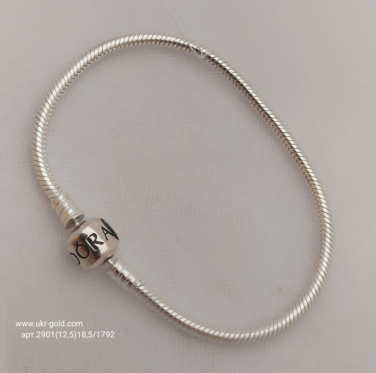 Срібний браслет Пандора 925 проби.