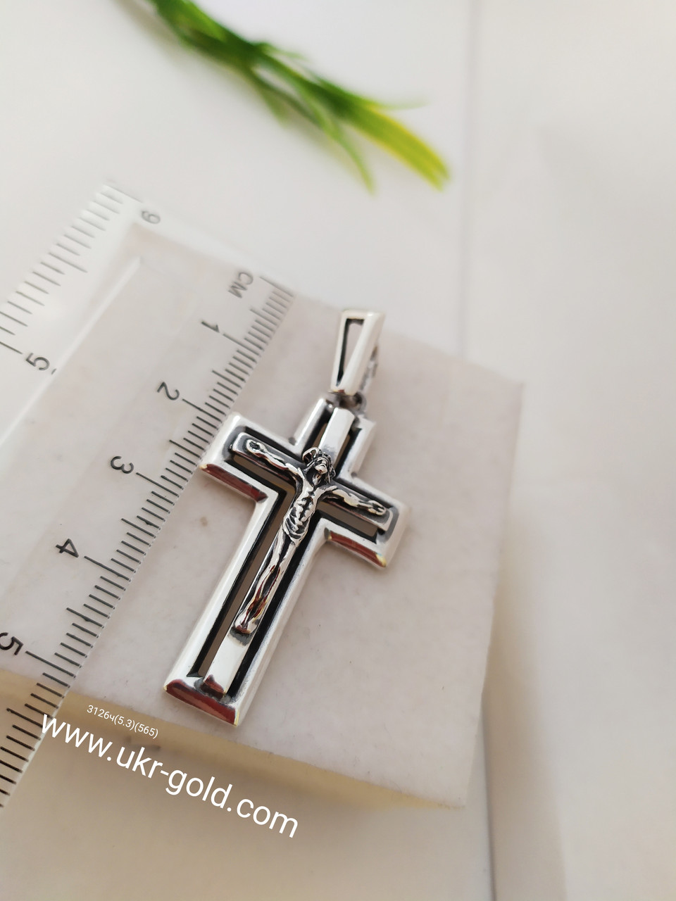 Срібний хрестик 925 проби
