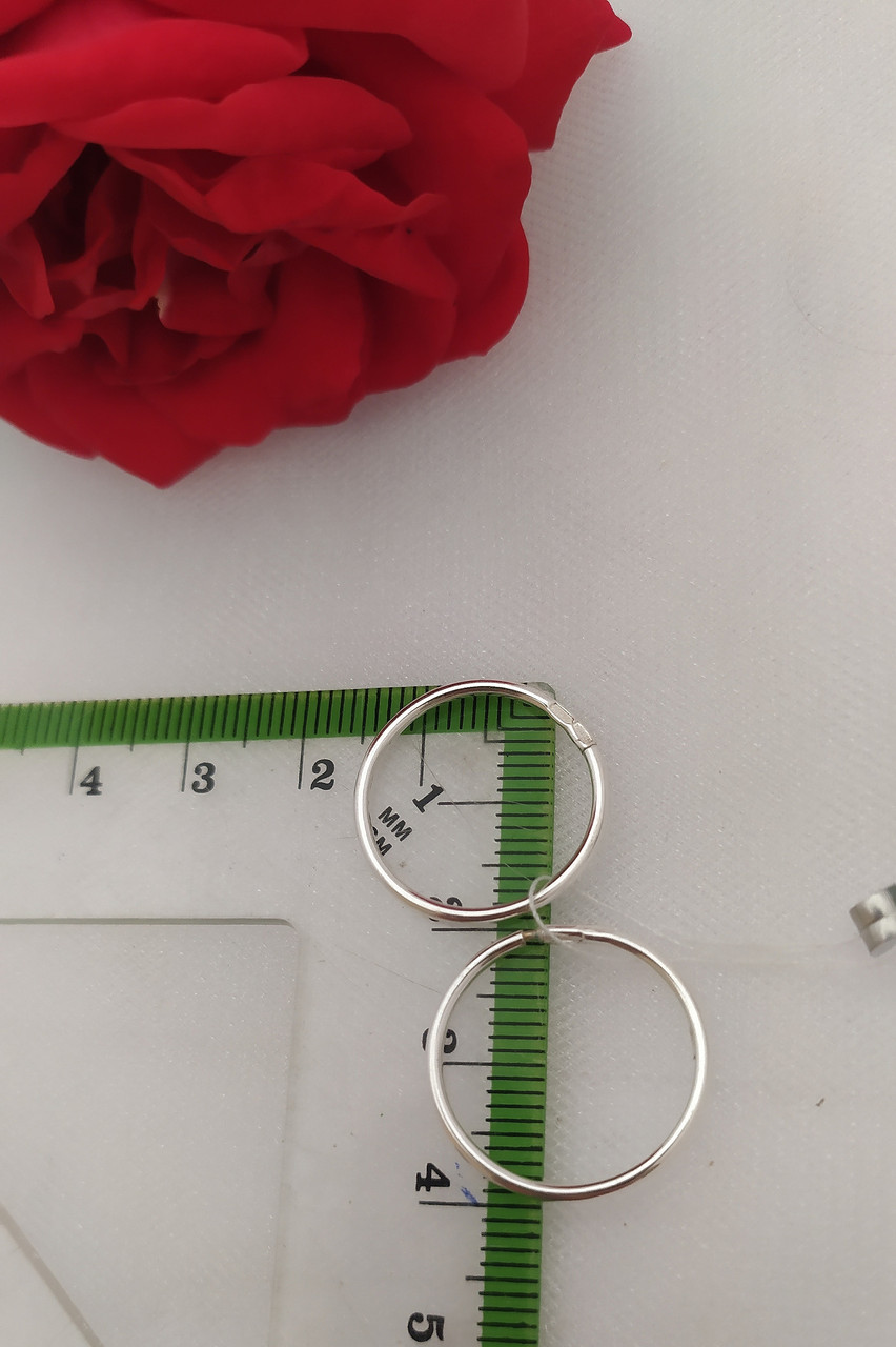 Срібні сережки 925 проби - Зображення 2