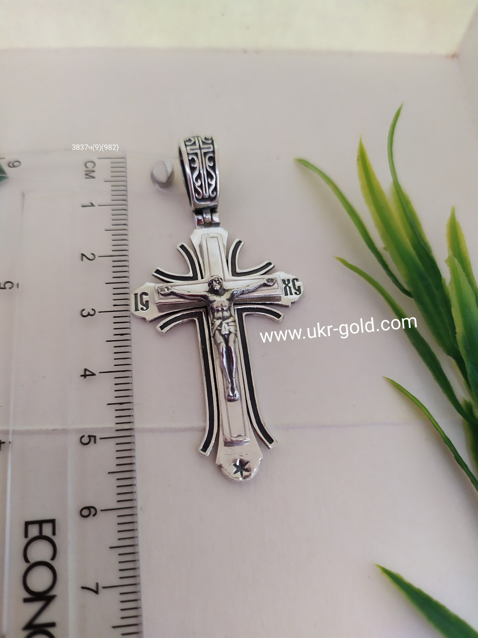 Срібний хрест 925 проби. - Зображення 3