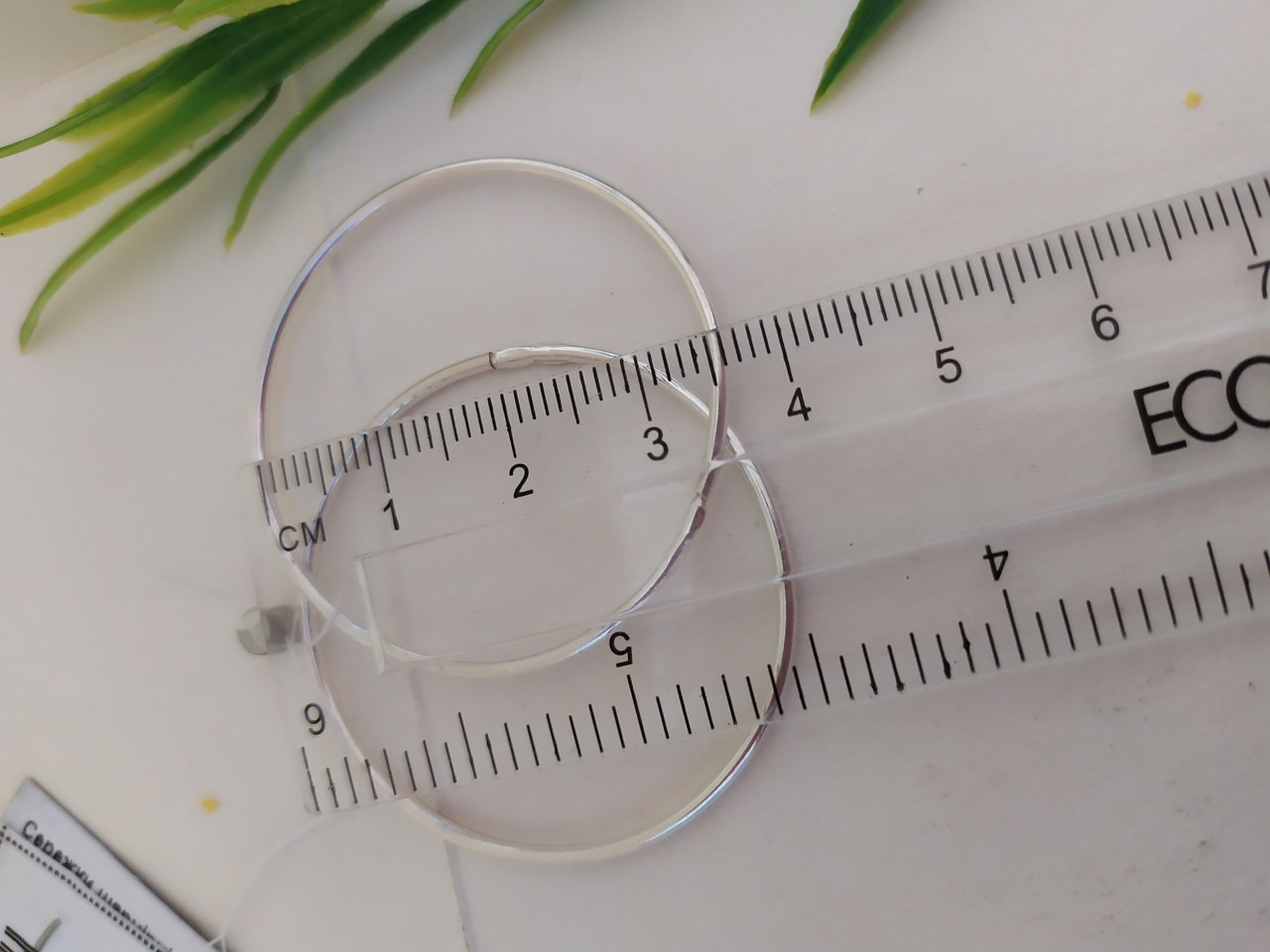 Сережки кільця 925 проби - Зображення 3