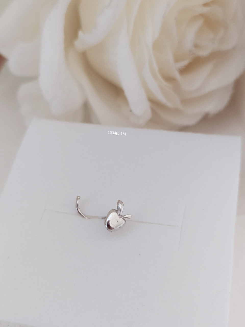 Срібний пірсинг носа