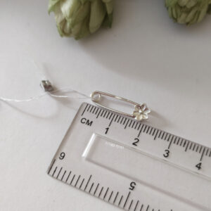 Срібна шпилька квіточка арт.7114