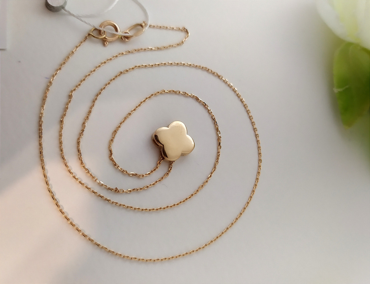 Золоте кольє з червоного золота - Зображення 2