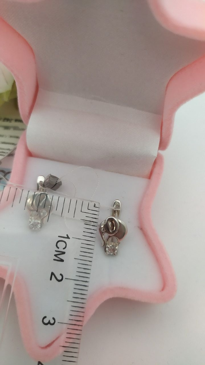 Срібні сережки 925 проби - Зображення 2