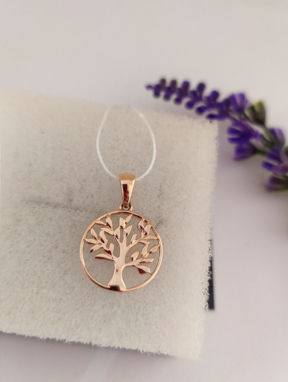 Золотий кулон дерево життя, кулон сімейне дерево 31824010 - Зображення 2