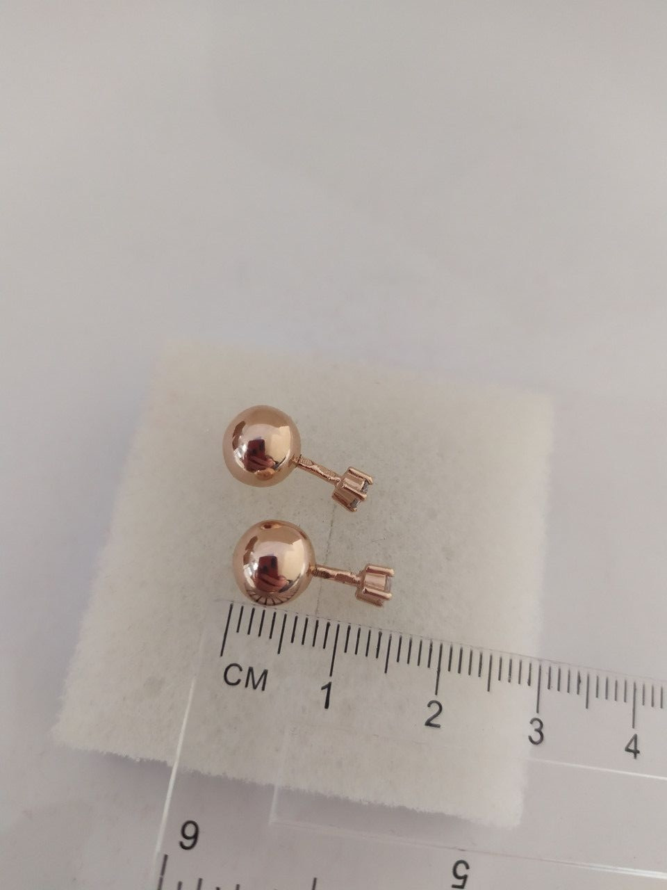 Золоті сережки кульками Діор, золоті сережки трансформери золоті сережки куля - Зображення 5