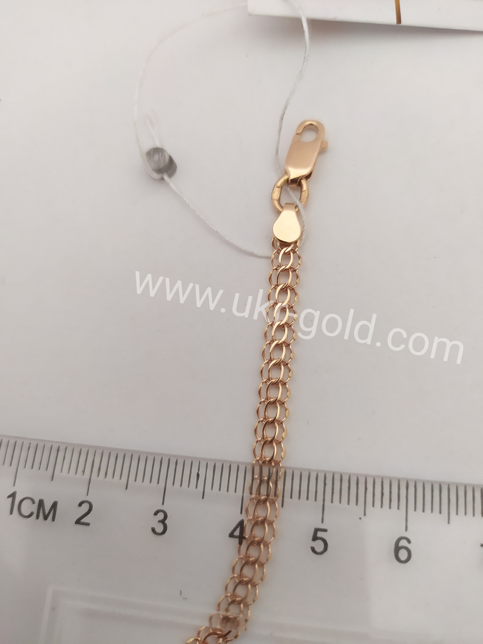 Золотий браслет кардинал з червоного золота 585 проби - Зображення 4