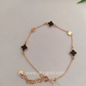 3601072705_zolotoj-braslet-s.jpg Золотий браслет з емаллю браслет з червоного золота в стилі Ван Кліф 820187е