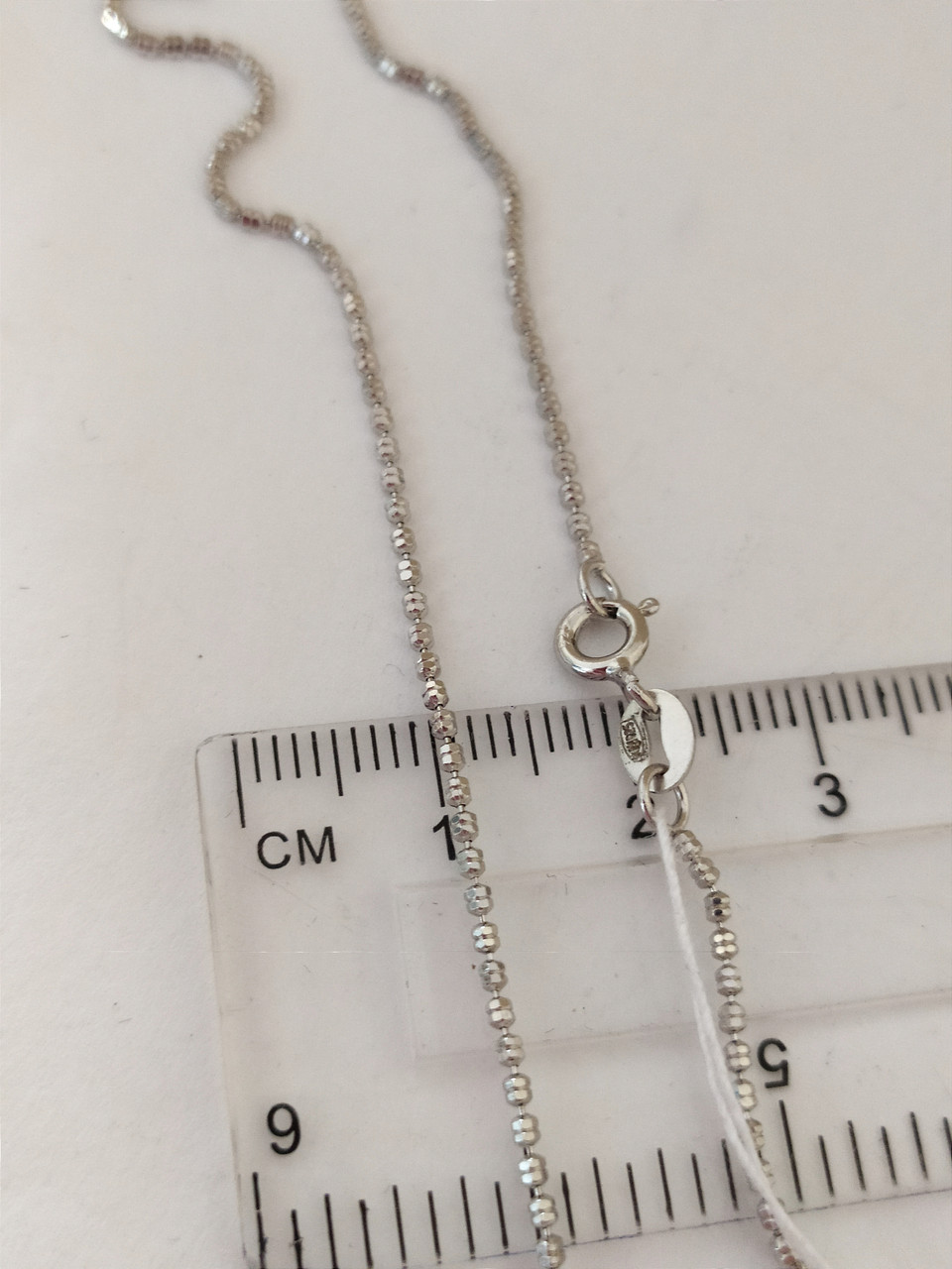 Срібна ланцюжок 925 проби Срібний ланцюг в стилі мінімалізм срібний ланцюг покриття родій 5300442 - Зображення 2