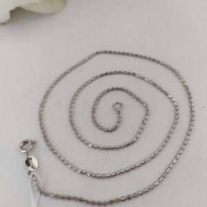 Срібна ланцюжок 925 проби Срібний ланцюг в стилі мінімалізм срібний ланцюг покриття родій 5300442