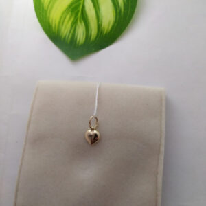 3642905400_zolotoj-kulon-585.jpg Золотий кулон 585 проби у вигляді сердечка без вставок з червоного золота