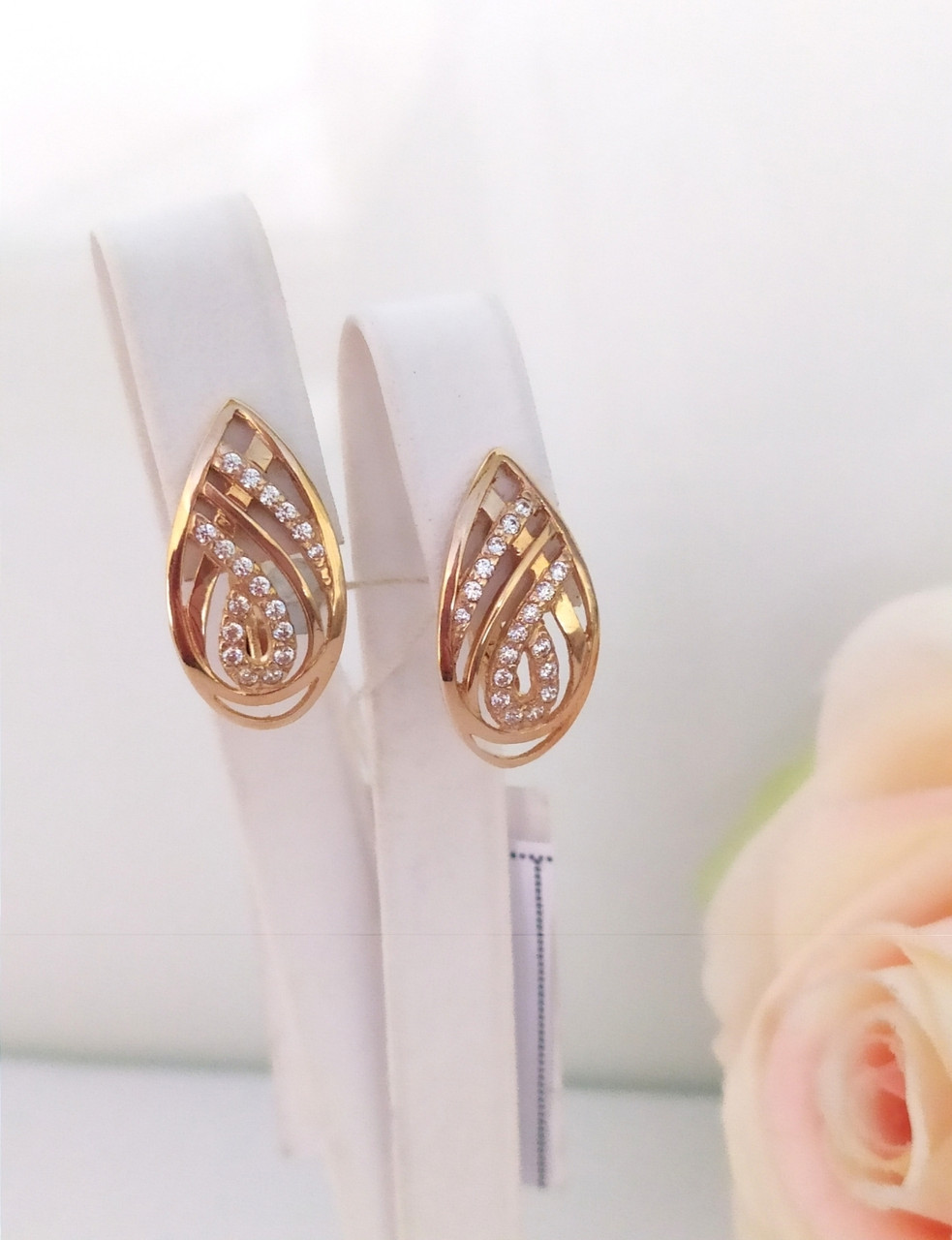 Золоті сережки 585 проби. - Зображення 2