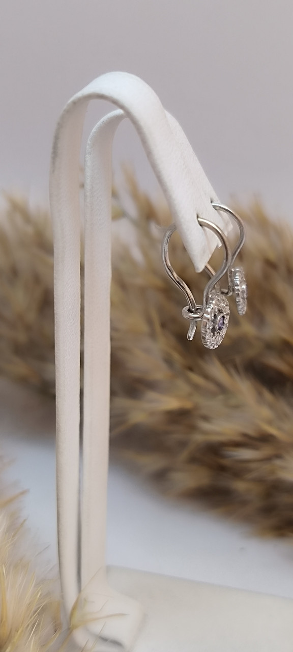 Срібні сережки 925 проби - Зображення 2