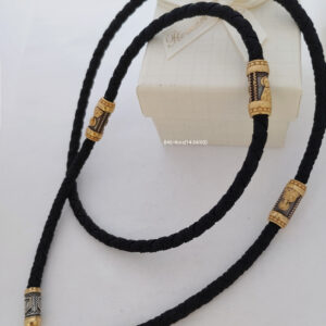 4309500351_sribnij-shnurok-z.jpg Срібний шнурок з позолотою.Шнурок зі вставками срібла.нитка на шию срібло.Шнурок на шию.