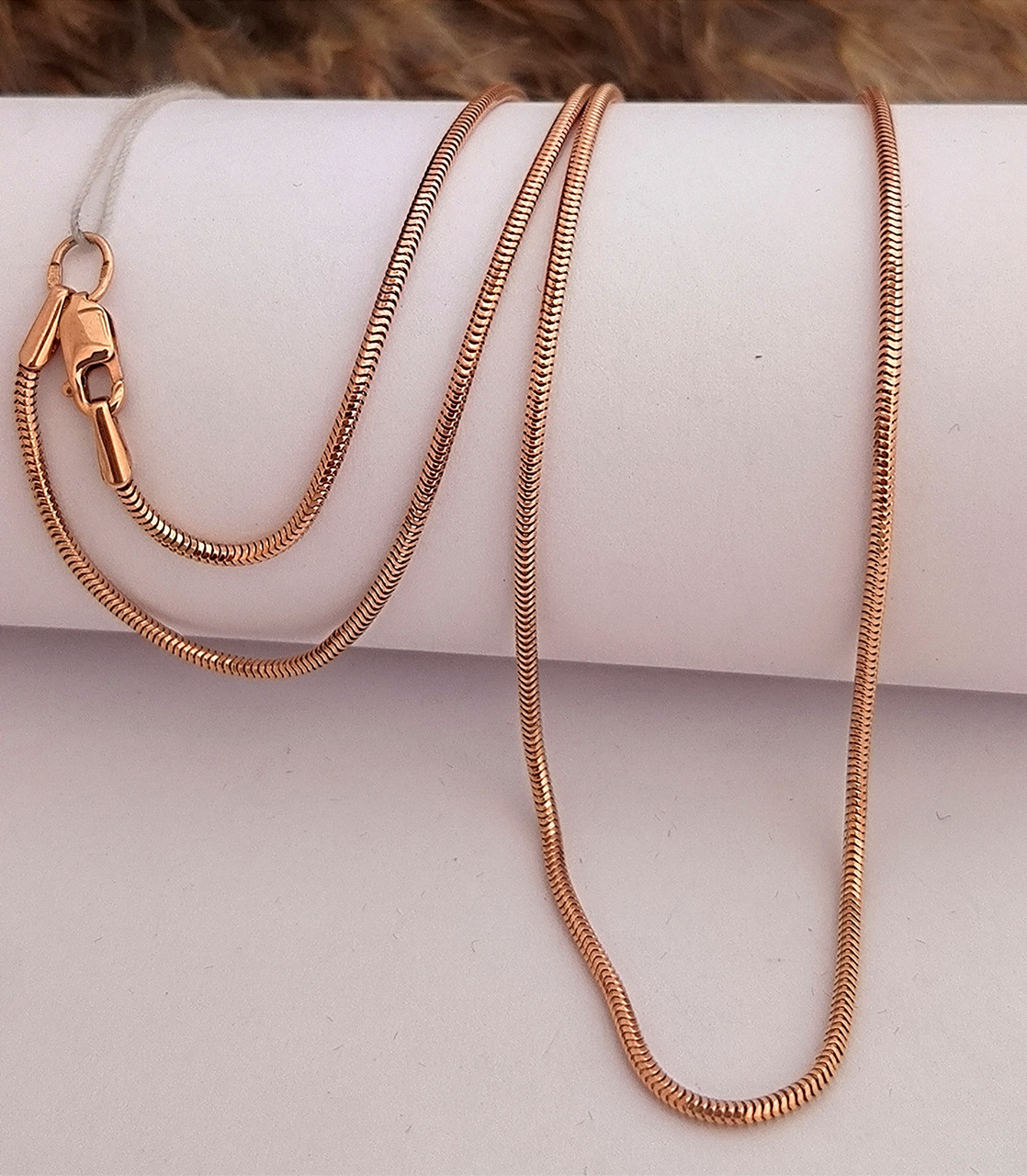 Золотий ланцюжок 585 проби з червоного золота - Зображення 2