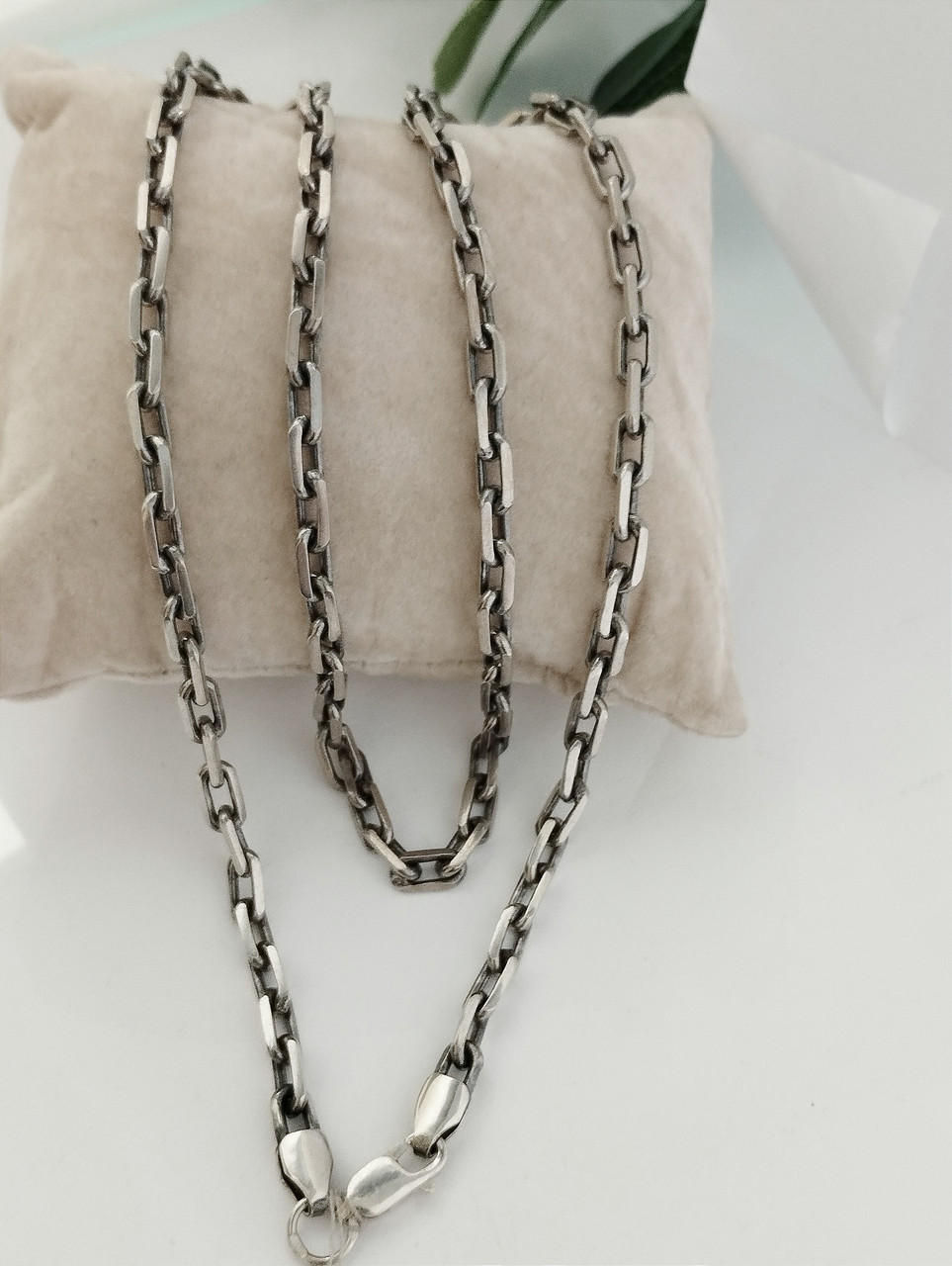 Срібний ланцюг якір, серебряная цепь якорь - Зображення 3