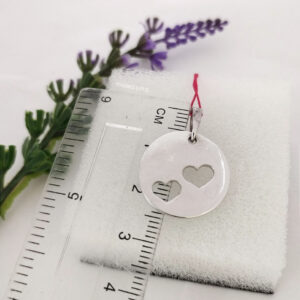 Срібний кулон серце серебряный кулон сердце