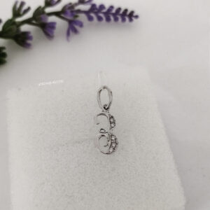 Срібний кулон буква З