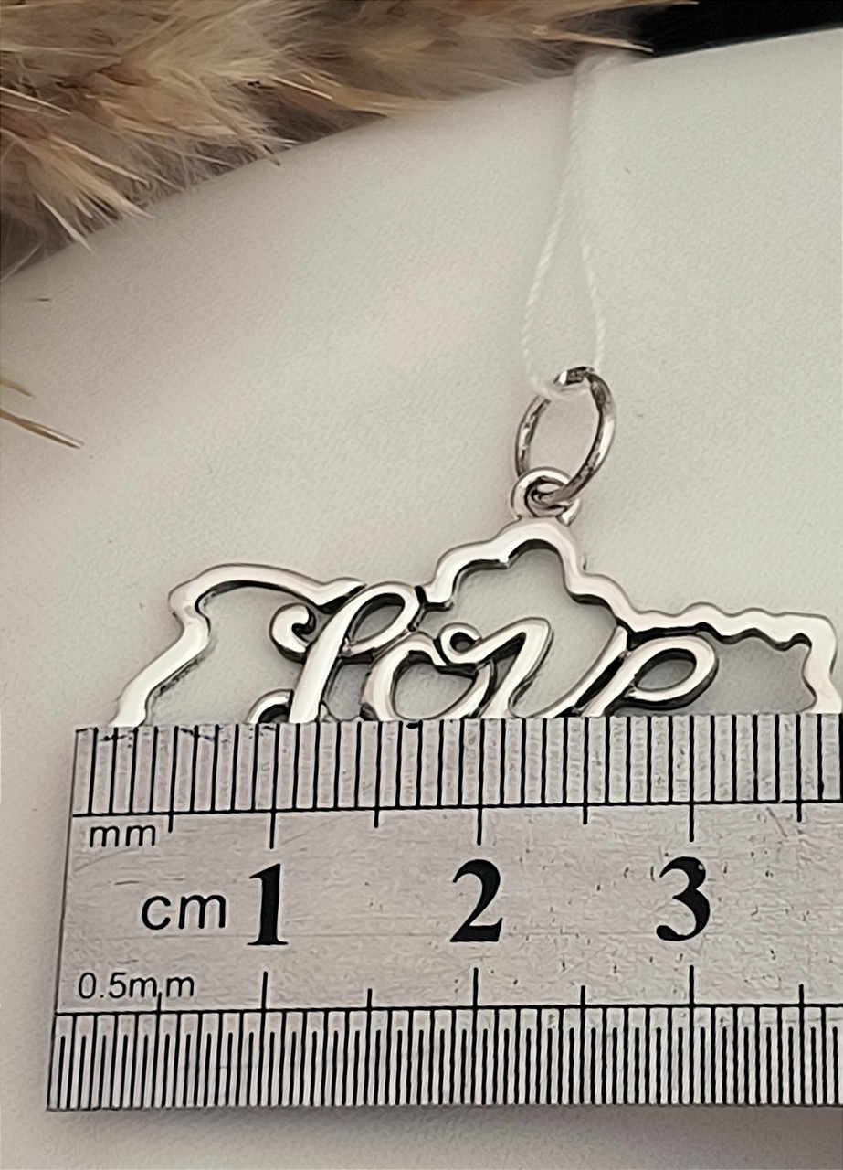 Срібний патріотичний кулон 925 проби - Зображення 4