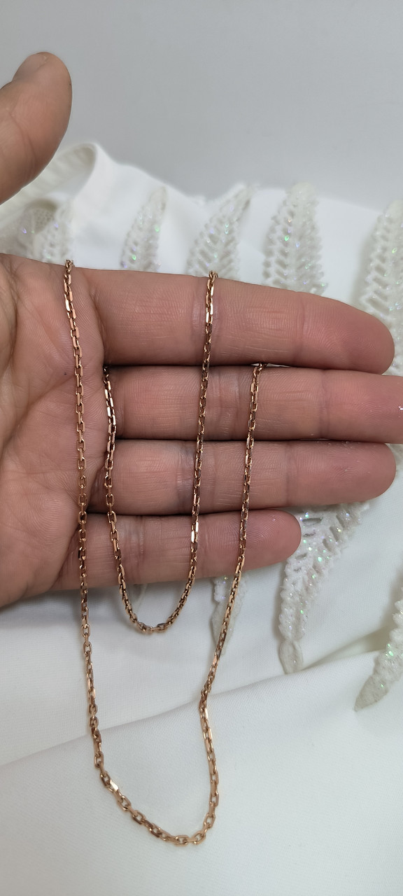 Золотий ланцюжок ручної роботи якірного плетіння 585 проби - Зображення 5