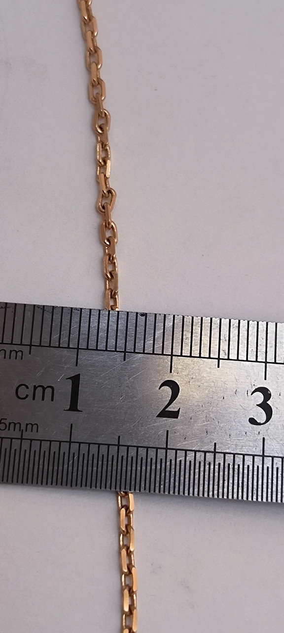 Золотий ланцюжок ручної роботи якірного плетіння 585 проби - Зображення 4
