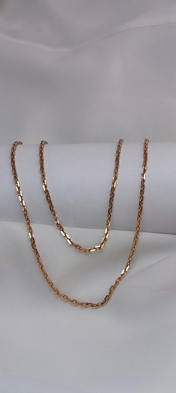 Золотий ланцюжок ручної роботи якірного плетіння 585 проби - Зображення 2