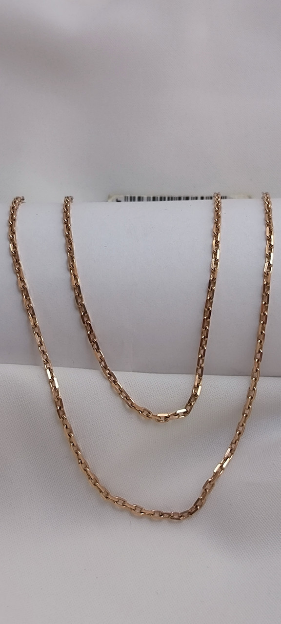 Золотий ланцюжок ручної роботи якірного плетіння 585 проби