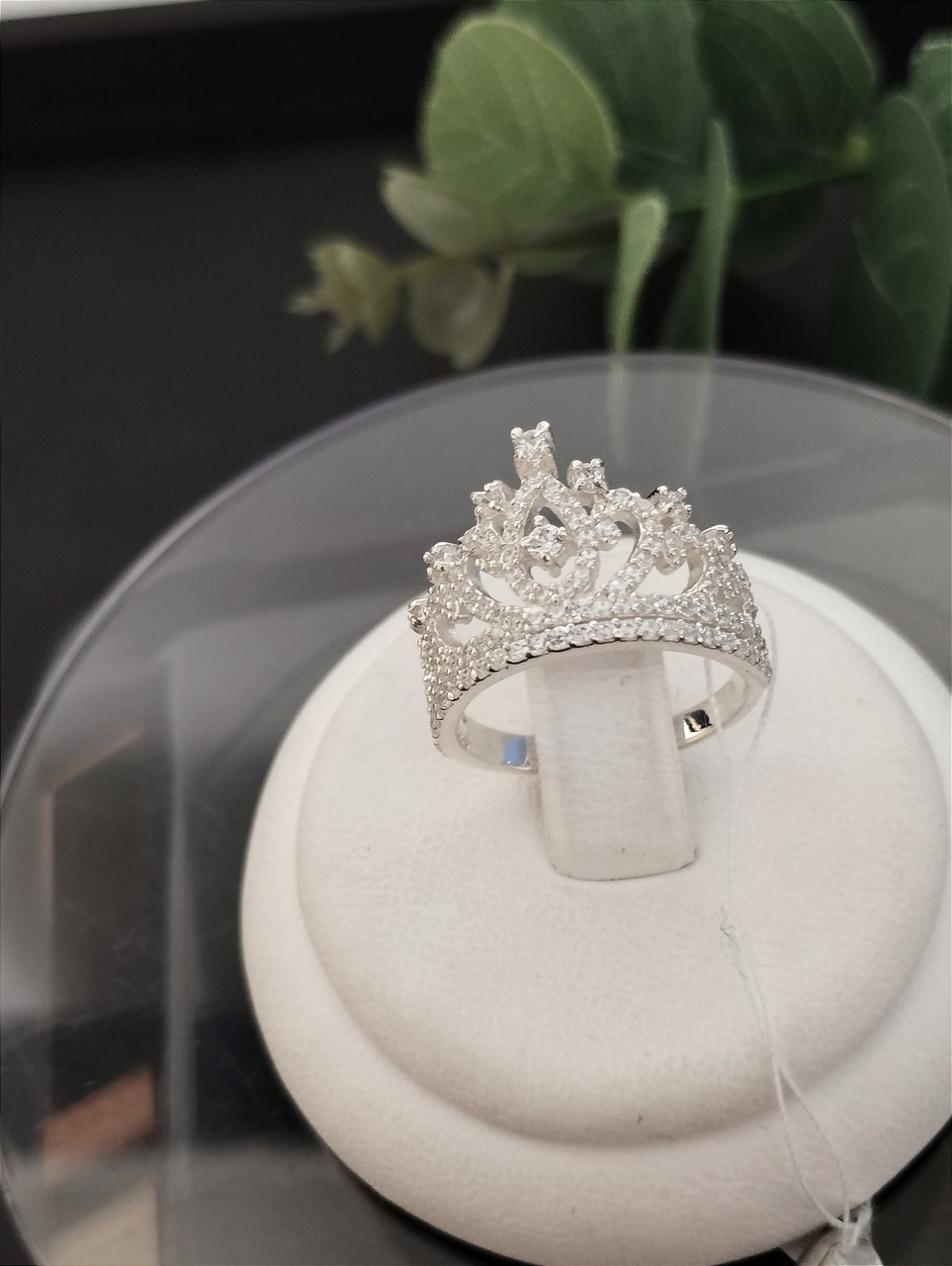 Срібна каблучка корона, каблучка у вигляді корони - Зображення 2