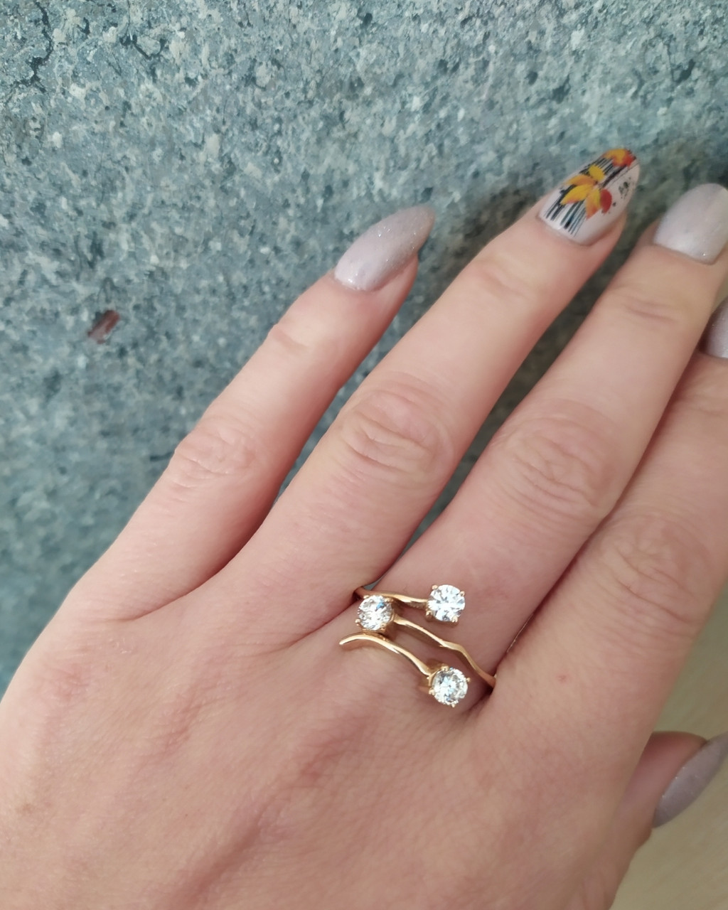 Золоте кольцо 585 проби - Зображення 3