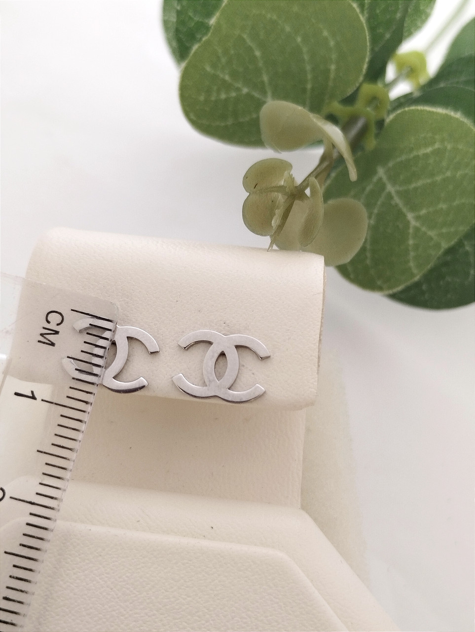 Срібні сережки гвоздики стильні срібні сережки - Зображення 2