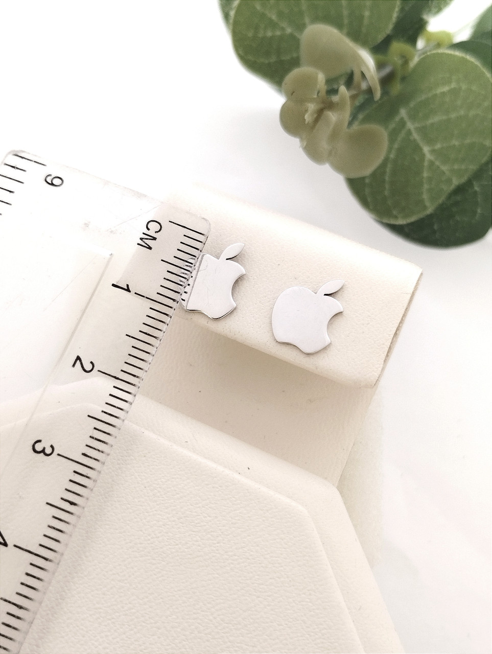 Срібні сережки гвоздики срібні сережки стильні - Зображення 2