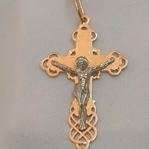 Золотий хрест 585 проби.