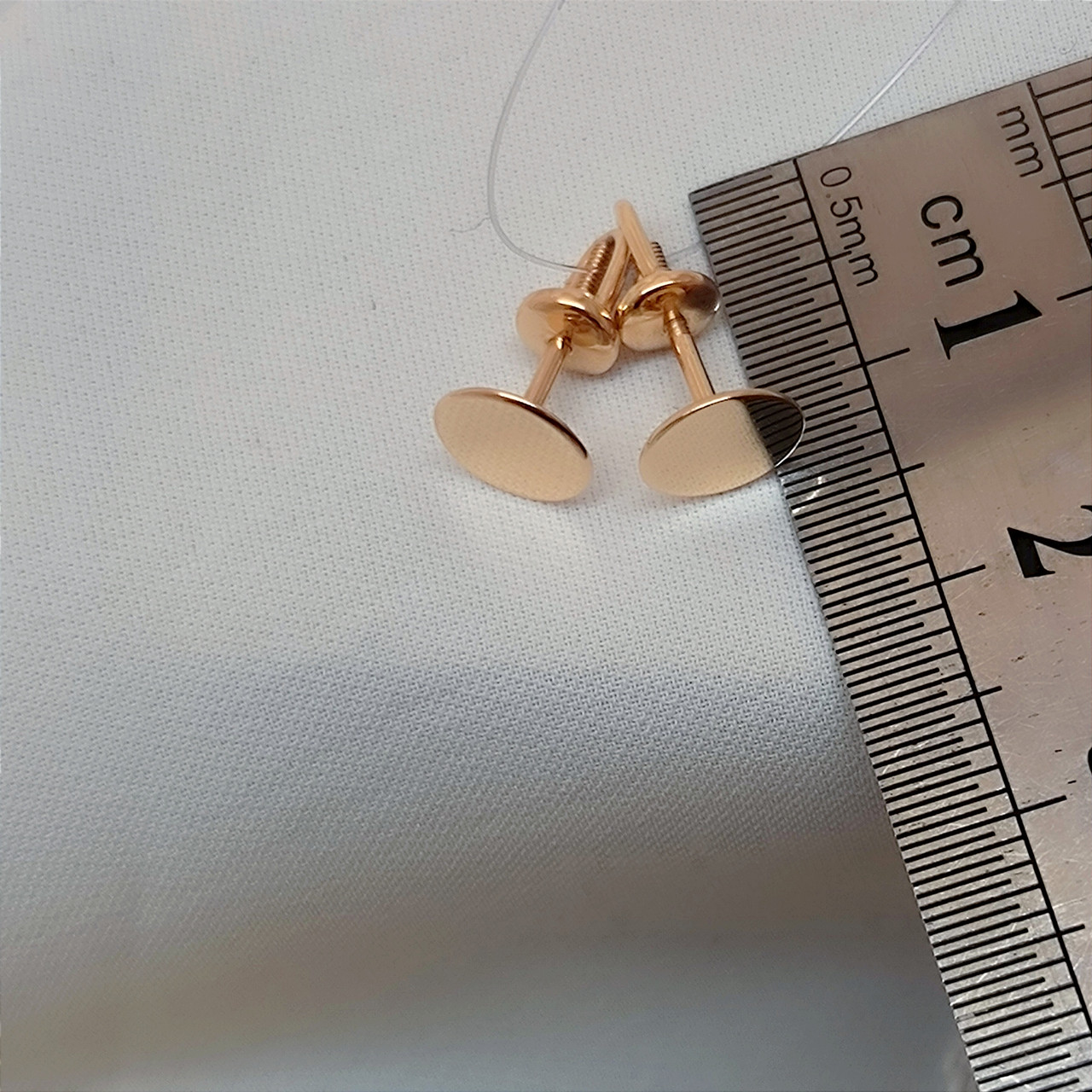 Золоті сережки монетки, сережки монети - Зображення 2