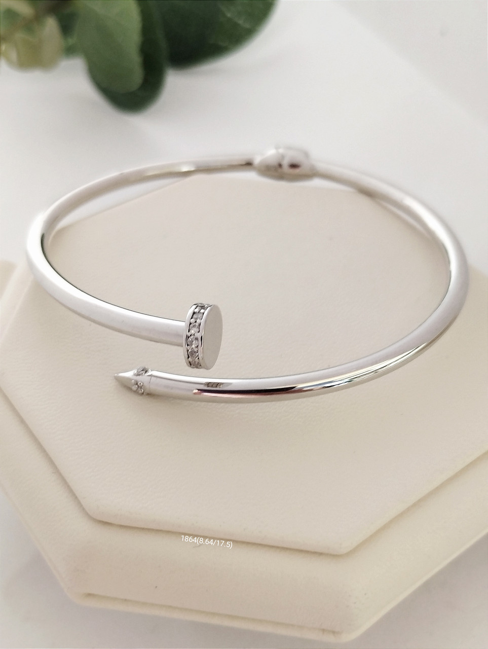 Срібний браслет цвях, браслет цвях. браслет цвях - Зображення 2