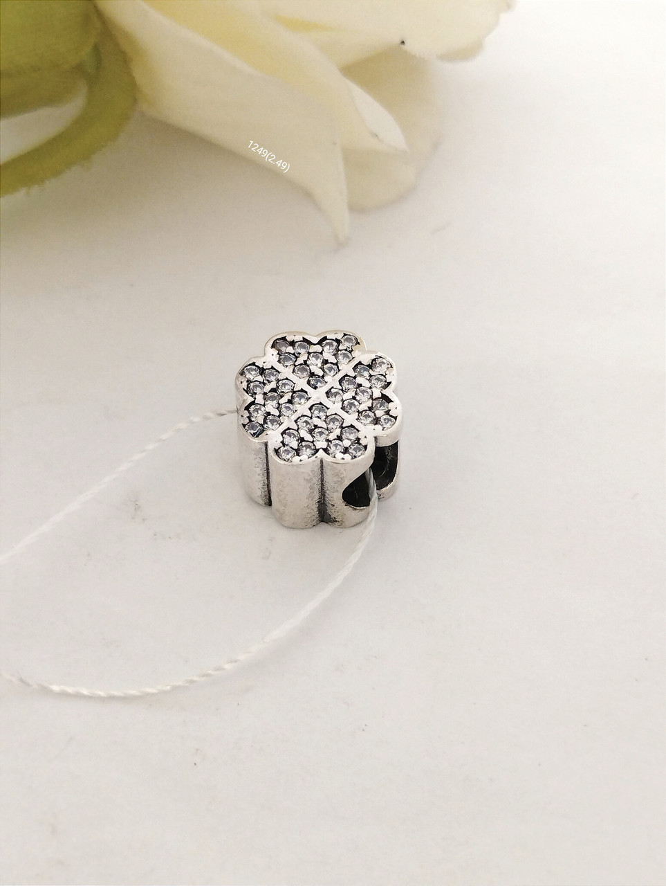 Срібний кулон шарм з цирконієм - Зображення 2