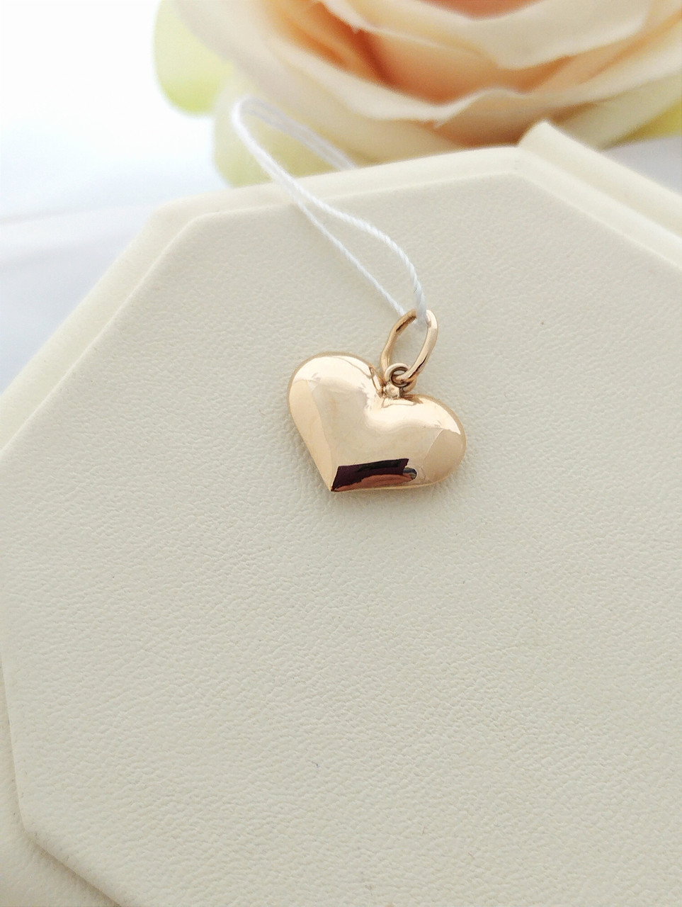 Золотий кулон серце - Зображення 5