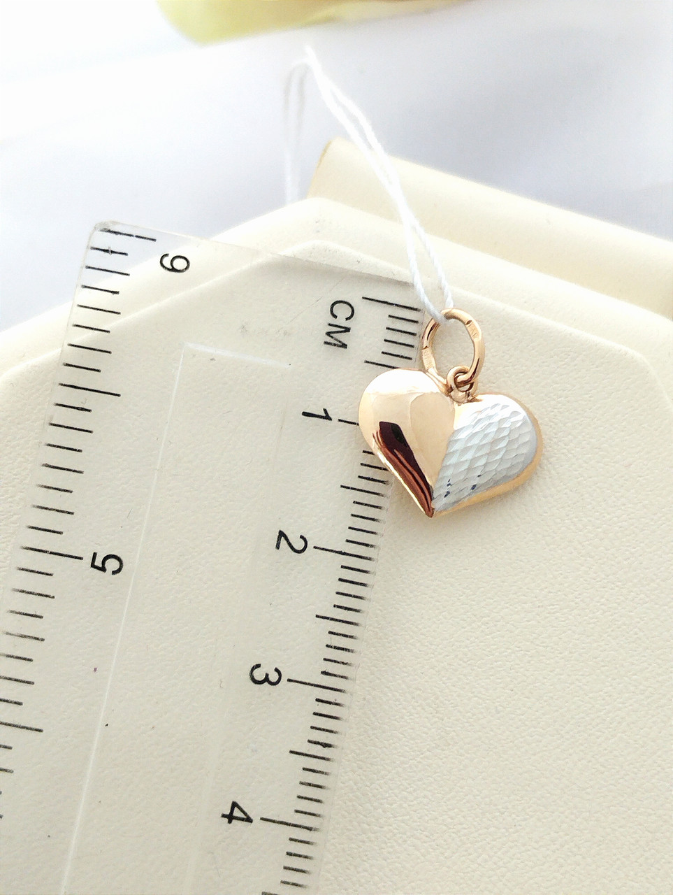 Золотий кулон серце - Зображення 3