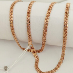 4692241749_zolotij-lantsyuzhok-bismark.jpg Золотий ланцюжок бісмарк з червоного золота 585 проби