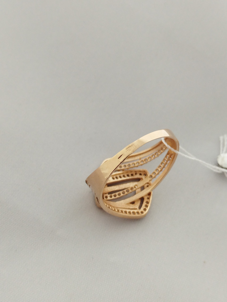 Жіноче золотое кольцо 585 проби - Зображення 4